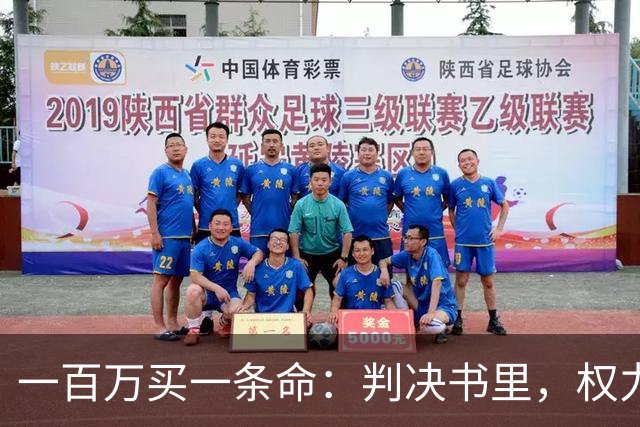 一百万买一条命：判决书里，权力最大的人被隐去了名字