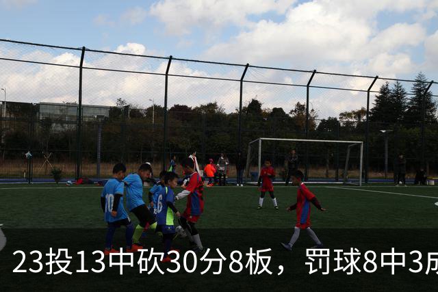 23投13中砍30分8板，罚球8中3成他唯一短板